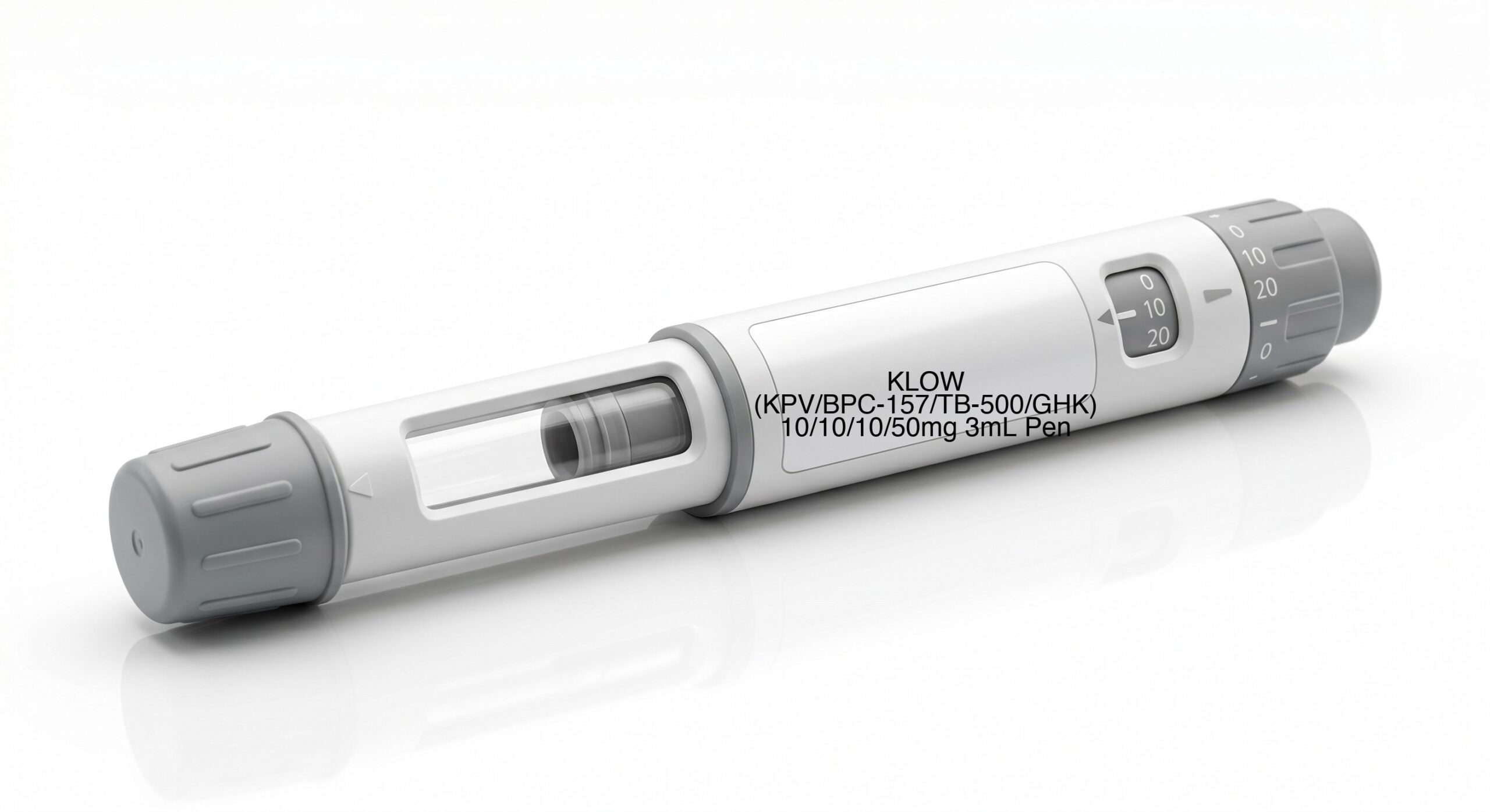 KLOW (KPV/BPC-157/TB-500/GHK) 10/10/10/50mg 3mL Pen